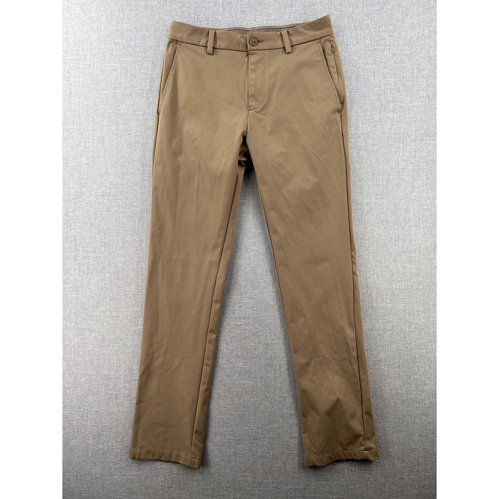 Southern Tide Jack Performance Pant Men 30x31 Khaki Tan Straight Leg Golf Tech d